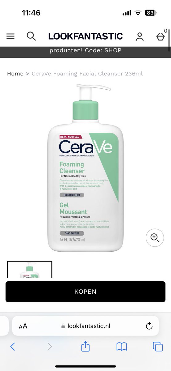 Soraynee's tweet photo. @rubenfys Ik gebruik deze al n paar jaar, super fijn voor combi/mixed skintype. Mijn huid is super sensitive en heb snel breakout van cleaners maar deze heeft me nooit teleurgesteld 🤭 https://t.co/f3mZUY7D6c