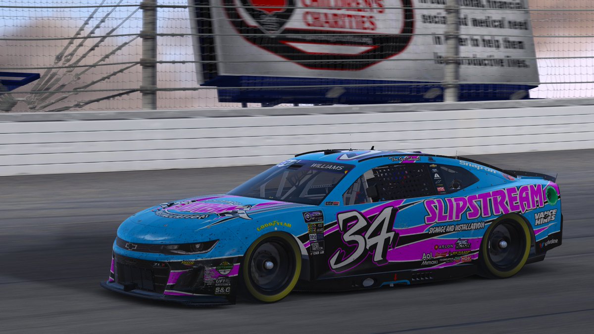 About 4 days late, but went P44-P27 in the @FTF_Racing Aesthetic 200! Got caught 3 down after a crash, but luck worked us back to the lead lap and a good result. Good momentum for the future races, especially since I'm filling for @jonathanoatess at Talladega this week.