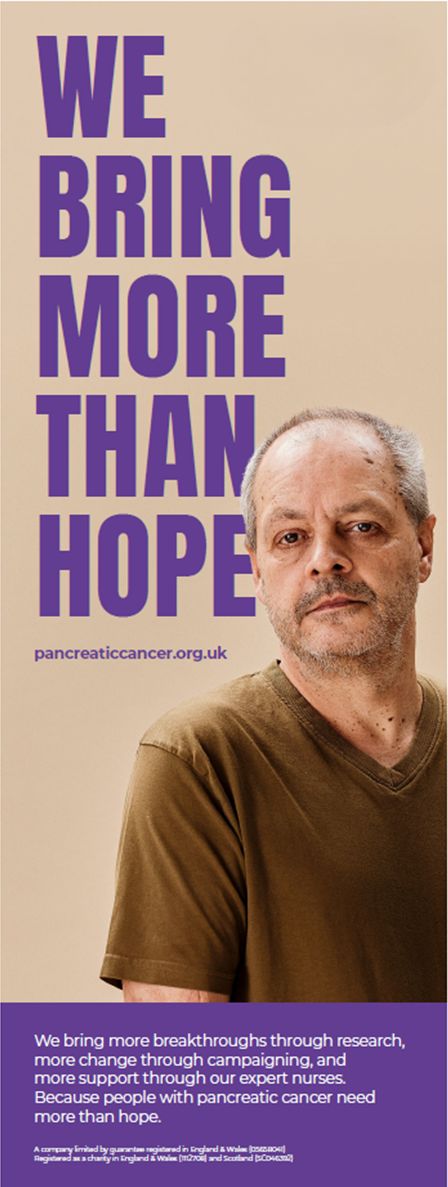 We need more than just hope - successive governments have under funded research into pancreatic cancer. The mortality rate has not improved for 50 years!! #CancerResearch #CancerAwareness #PancreaticCancer