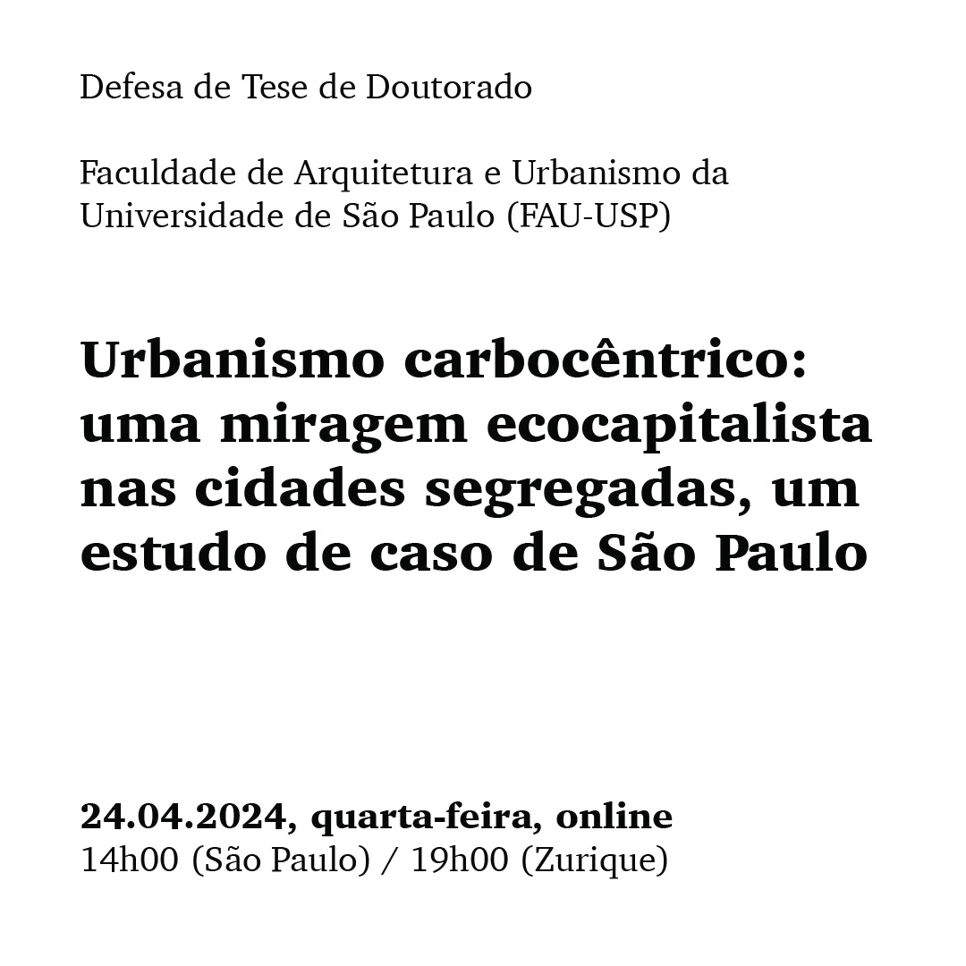 fernando_tulio_'s tweet photo. Chegou a hora da banca :)

Orientador:
Nabil Bonduki (FAU-USP) @NabilBondukiSP

Banca:
Daniel Cohen (University of California) @aldatweets
Luciana Travassos (UFABC) @laquatica
Mariana Giannotti (POLI-USP)
Raquel Rolnik (FAU-USP) @raquelrolnik https://t.co/2MqXFXLHaF