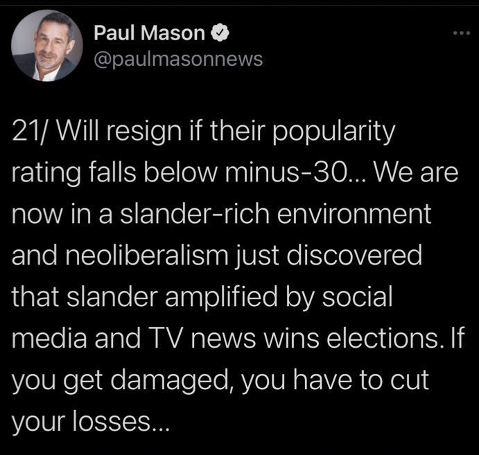 Remember when @paulmasonnews said any Labour leader should ‘resign if their popularity ratings falls below minus 30’ 👀👀👀👀👀👀👀👀