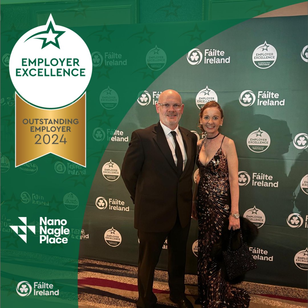 CEO, John Smith and Programme Manager, Susannah Ahern, had the honour of attending Fáilte Ireland Employers Excellence Awards. It's a proud moment for NNP has completed the Employer Excellence Programme. Thanks to @Failte_Ireland and all the organisations who joined this event!