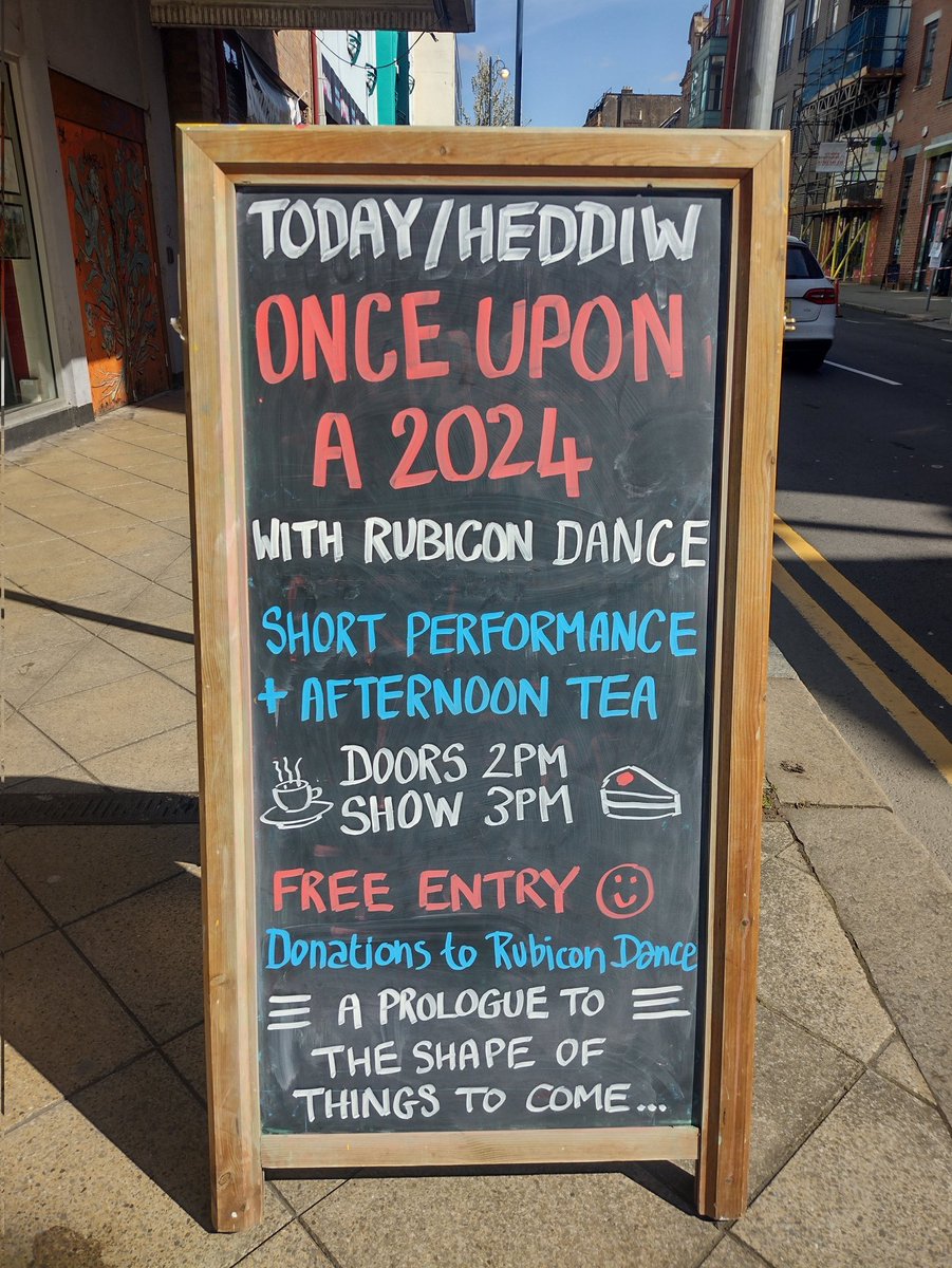 Ymunwch â ni / Join us!
Heddiw / today.
Gyda / with @RubiconDance 
🧜🏼‍♀️🫖🍰