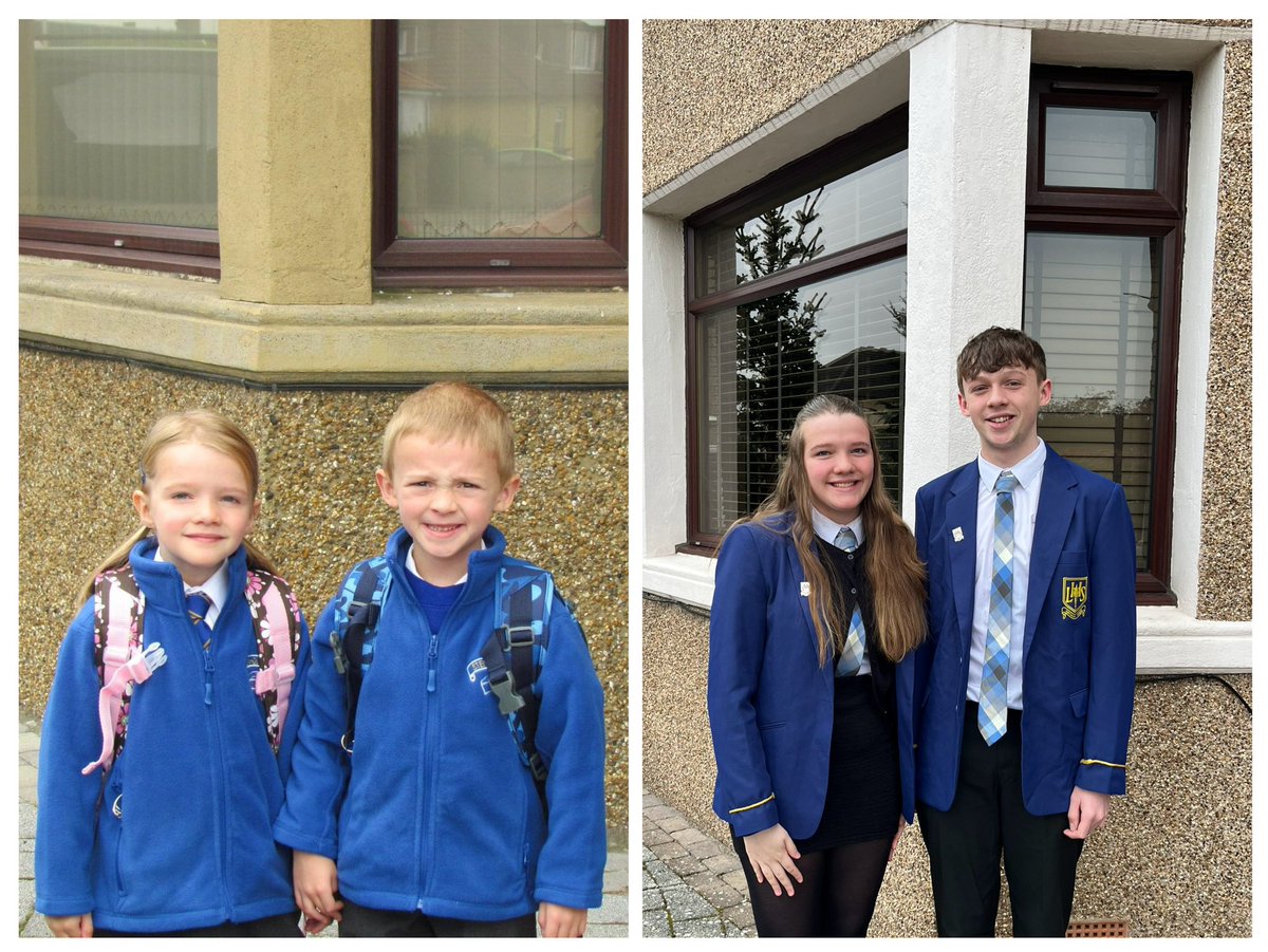 Alison McBride (@amcb17) on Twitter photo First day at @StenhousemuirPS and last day at <a href="/LarbertHigh/">Larbert High School</a> incredibly proud of both Charlie & Grace. First day at @StenhousemuirPS and last day at <a href="/LarbertHigh/">Larbert High School</a> incredibly proud of both Charlie & Grace.