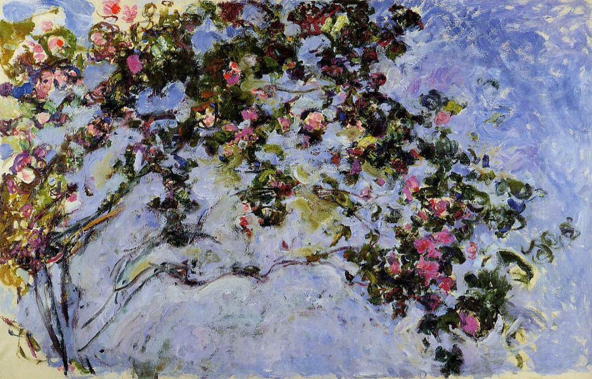 allontanarsio's tweet photo. Roses paintings by Claude Monet https://t.co/xNV5JwmfUq