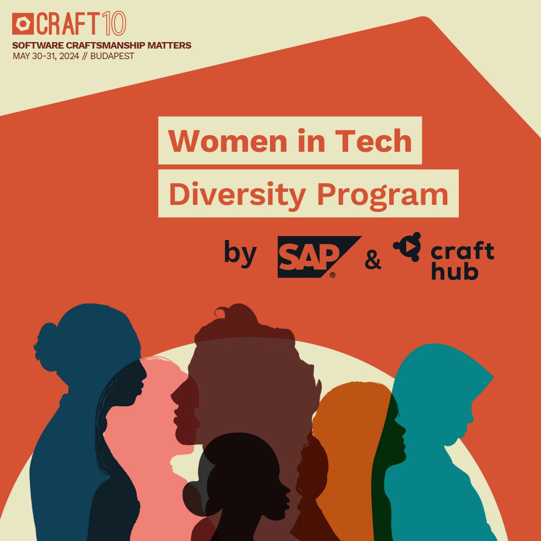 We proudly announce that CraftHub & SAP has launched its Women in Tech Diversity Program! 💥 📆 Application period: April 18th – May 15th More info & application: bit.ly/craft2024women…