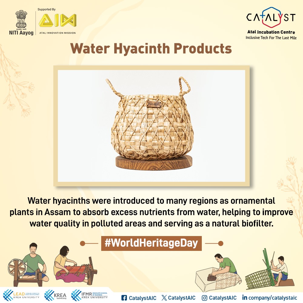 CatalystAIC's tweet photo. On this day, let's honor and appreciate the artisans who have kept these traditions alive through their skill and creativity. Immerse yourself in the beauty of India's cultural heritage and discover the stories behind each unique piece of art. 🌇 https://t.co/TncwgIj1UH