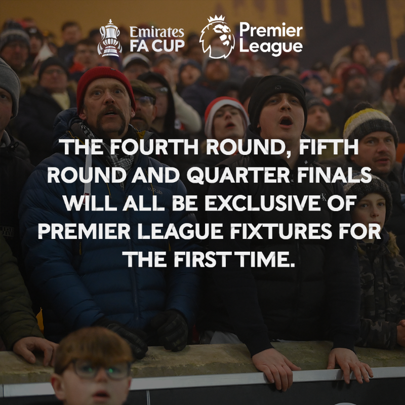 EmiratesFACup's tweet photo. The FA and The @premierleague have reached an agreement to strengthen the #EmiratesFACup format and increase support for grassroots football.

Swipe for details  ➡️