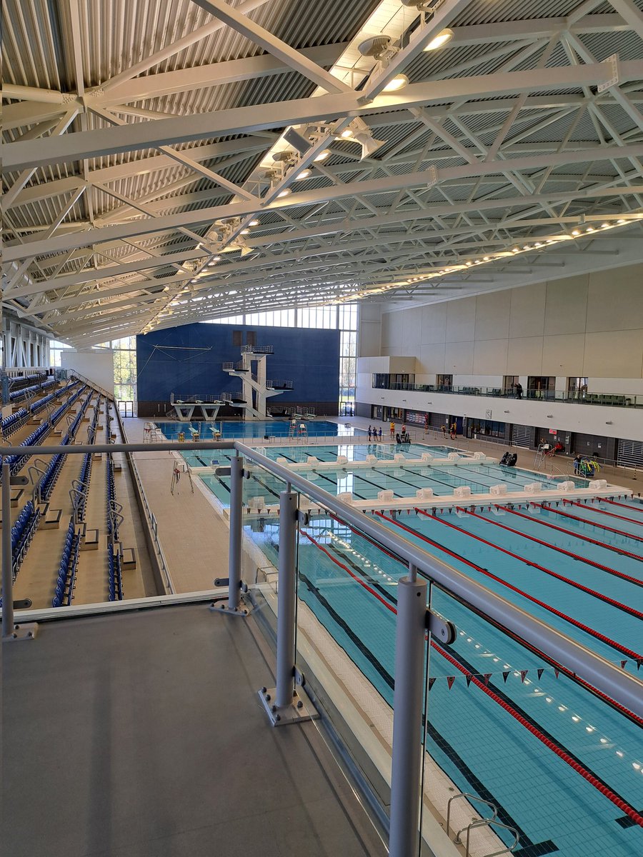 Spending the morning at the incredible Sandwell Aquatic Centre where some students from primary schools in Dudley are experiencing, diving, waterpolo and lifesaving masterclasses.