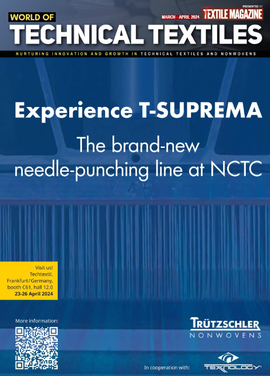 MagazineTextile's tweet photo. Check out the latest edition of World of Technical Textiles! Featuring Truetzschler Nonwovens' new needle-punching line at NCTC and more.
#DigitalMagazine #TextileIndustry #TruetzschlerNonwovens #Monforts #CHT https://t.co/KbfBZOx7X0