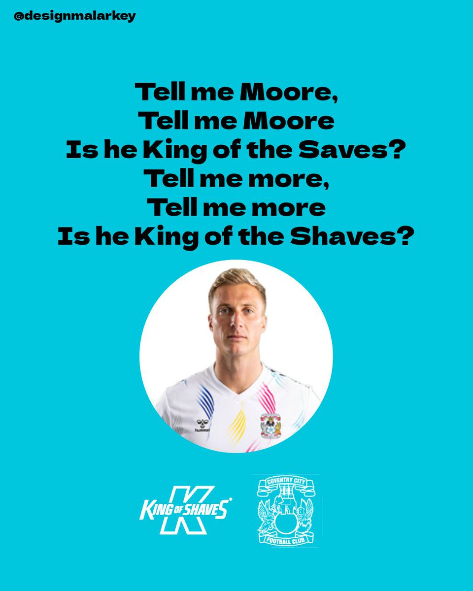 One Minute Brief of the Day: Create posters, aimed at the younger generation, that bring together the football and shaving worlds to celebrate the @KingofShaves sponsorship of @Coventry_City ahead of this Sunday's FA Cup Semi-Final at Wembley. #KingsOfTheFuture #TheClosestShave