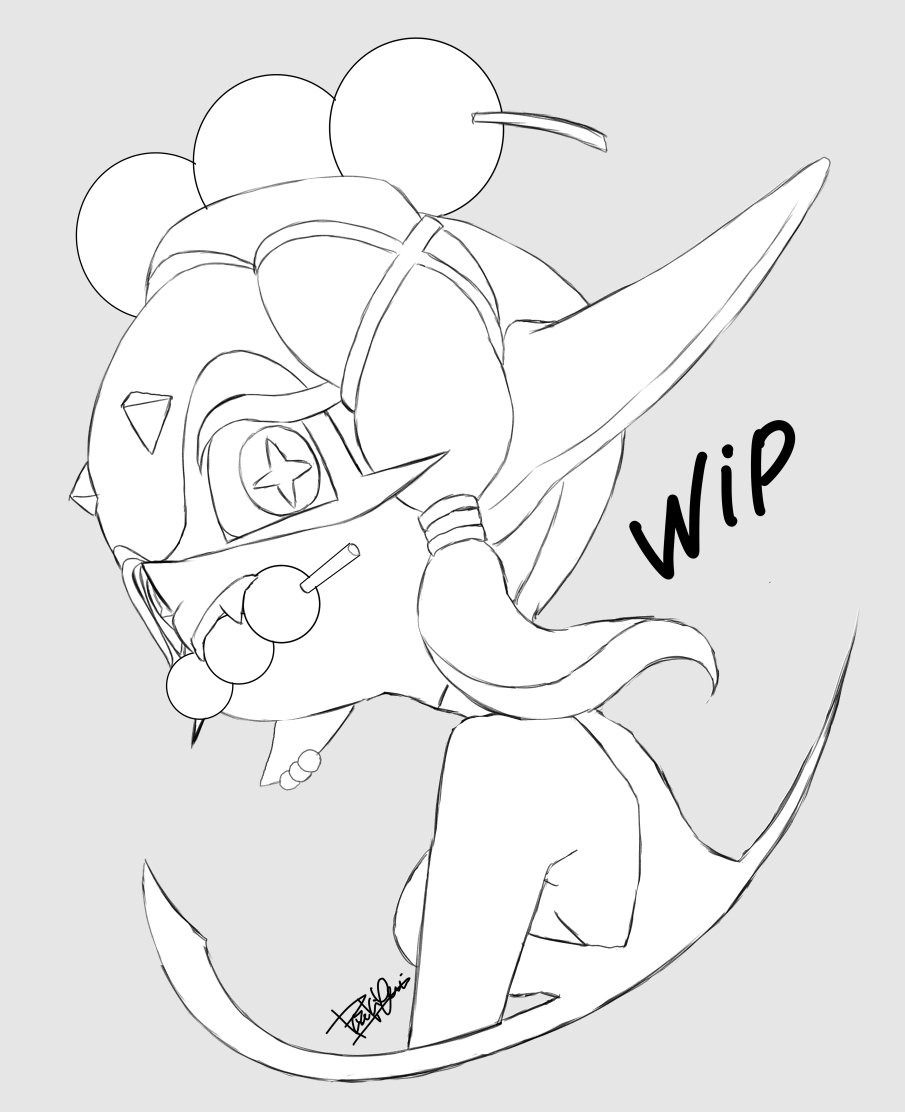 お団子ウツホちゃんwip 