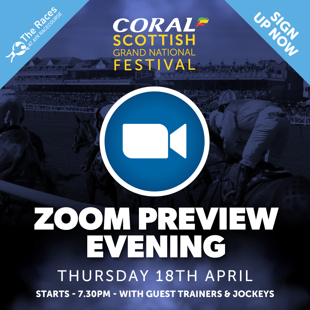 Join @JimDelahunt for our Coral Scottish Grand National Zoom Preview Night call tonight with all the latest direct from the Mullins, Skelton and Nicholls yards plus Stuart Crawford/Nick Alexander/Lucinda Russell and Fergal O'Brien 🤩🤩🤩 bit.ly/3VJPVdY