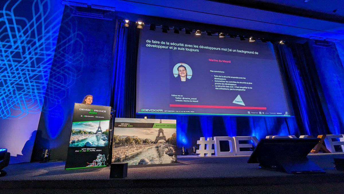 <a href="/marine_mesnil/">Marine du Mesnil</a> parle sécurité, lean et QRQC <a href="/DevoxxFR/">DevoxxFR</a>