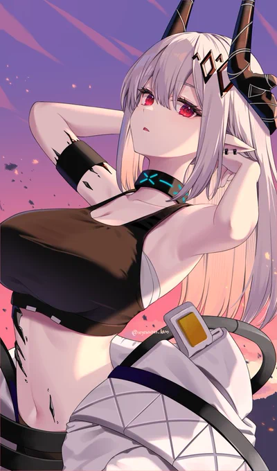 コーデも良いけどマドロックは昇進2の姿が一番好き#アークナイツ #明日方舟 