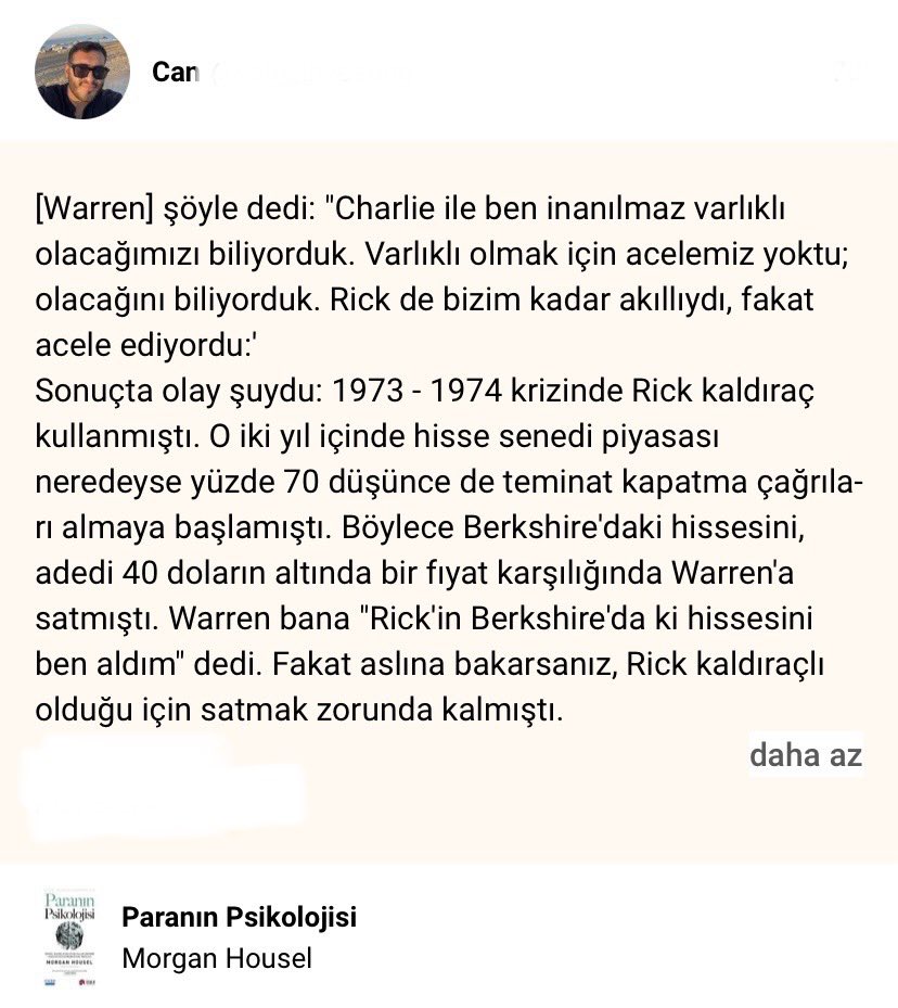 Buffet ve Munger’in ortağı Rick nasıl battı?