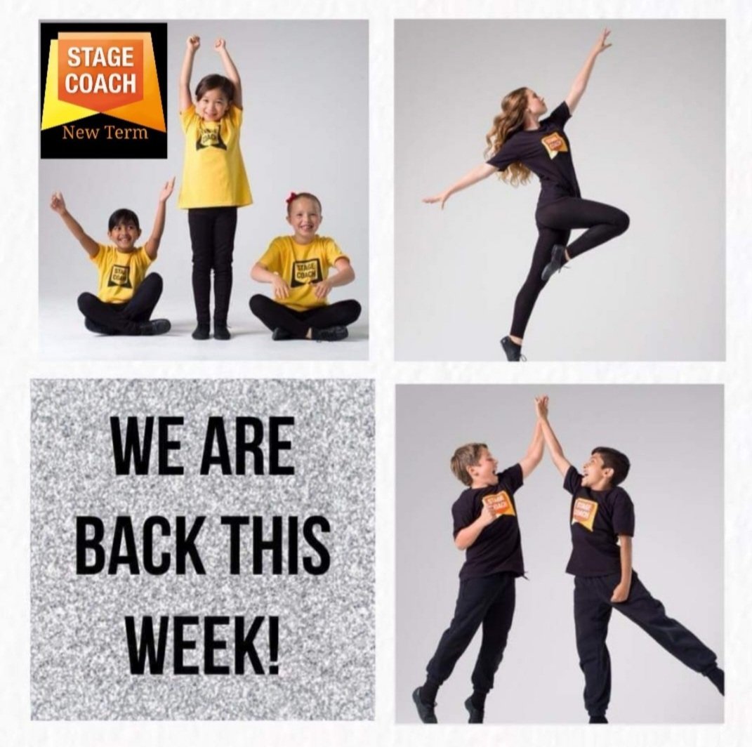 🌟Exciting News🌟 We are back this weekend, and we can't wait to see everyone!! 🧡🖤💛 #StagecoachSouthwell #TeamSouthwell #Sing #Dance #Act #PerformingArts #Makingmemories #PerformingArts #creativecourageforlife #thatstagecoachfeeling #Friendship #theplacetobe #thestagecoachway