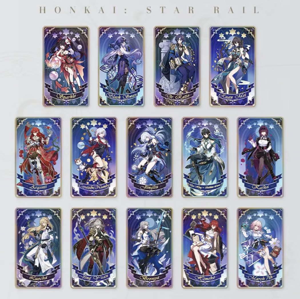 崩壊：スターレイル新商品】タロットカードのようなデザインが美しい