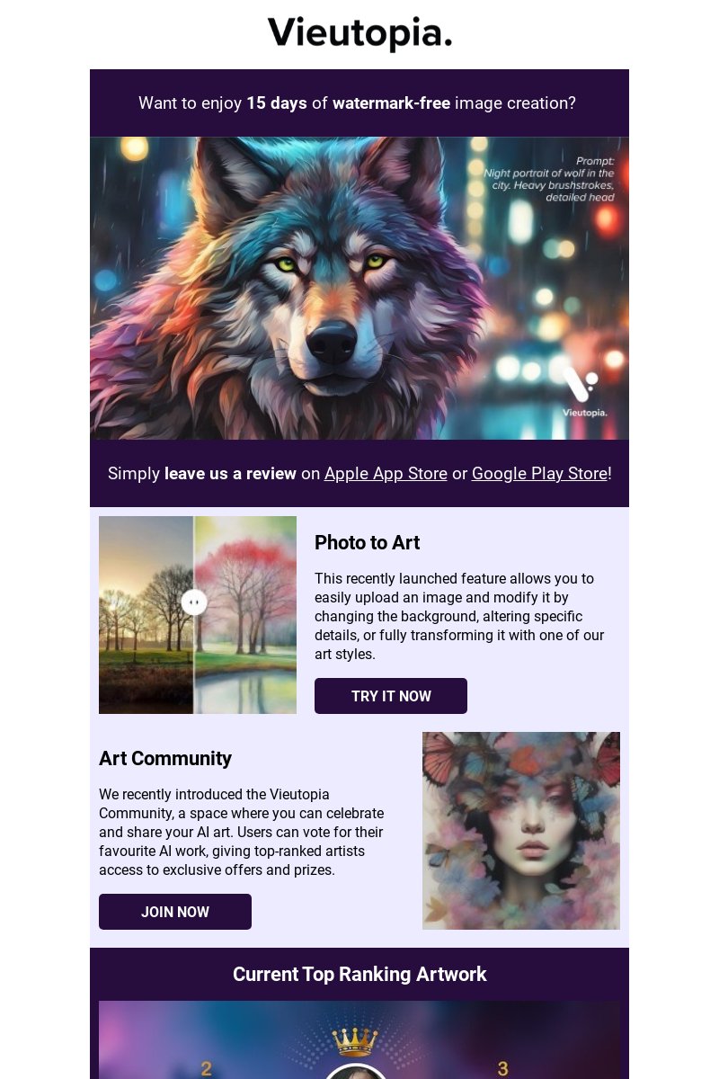📢 Don't miss out! Subscribe to our newsletter! 📧 Stay updated with Vieutopia's latest news and insights! Sign up now! 🌟 #Vieutopia #NewsletterSignUp #AI #AIArt #AIArtCommunity #MondayMotivation