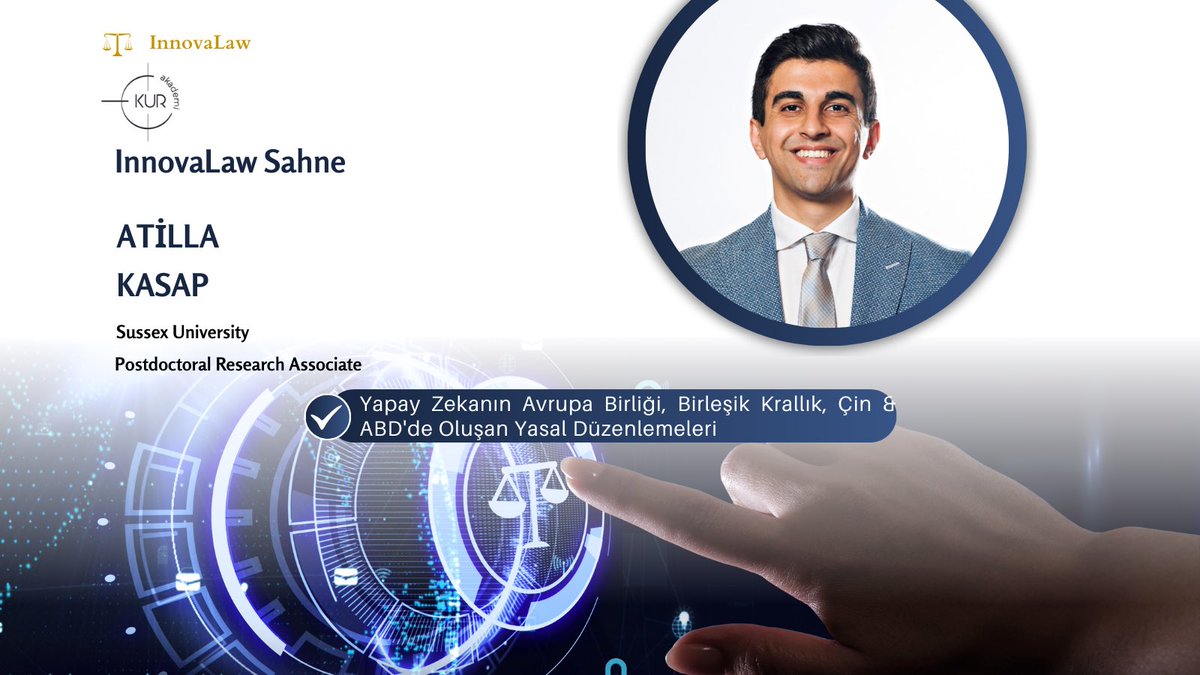 KURAkademi's tweet photo. 08 Haziran 2024 Yeni Teknolojier &amp; Hukuk Zirvesi, InnovaLaw Summit öncesi InnovaLaw sahnesini @KURAkademi 

@AKasap7 Atilla Kasap Bizlerle…

@bengi_baydan 
@sertifiertr 

#yapayzeka
#hukuk
#teknoloji
#zirve
#etkinlik
#kripto 
#finans 
#oyun 
#medya https://t.co/P75ofbZsYk