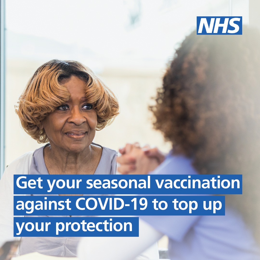 🍃 People aged 75 or above, or those with a weakened immune system, can now book their spring COVID-19 vaccine. 👉 You can book at nhs.uk/get-vaccine