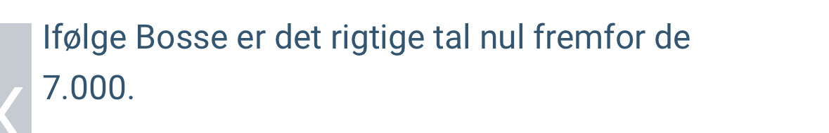 .⁦@BosseStine⁩: fra 7000 til 0 på 5 sekunder. Hvis Stine Bosse var lige så dårlig til tal, da hun var i tryg, forstår man jo godt, at aktiekursen eksploderede, da hun skrev. Måske skulle hun overveje det samme med ⁦@moderaterne_dk⁩