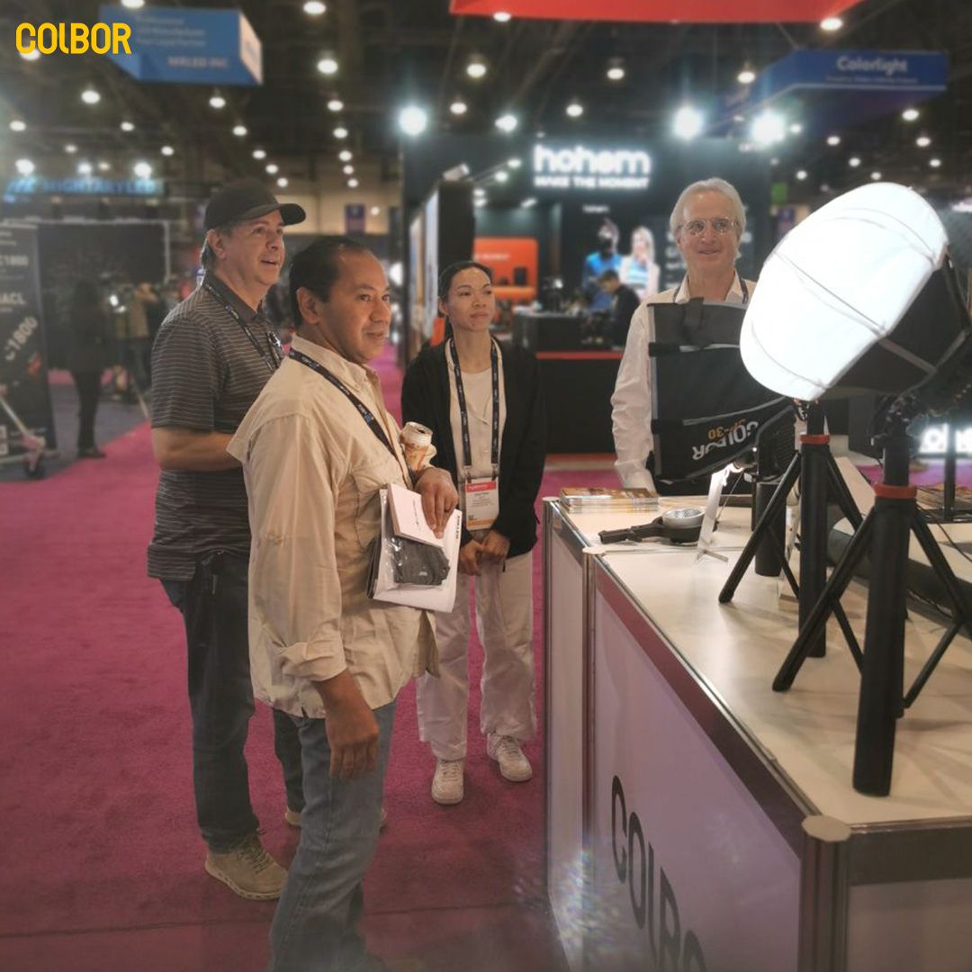 colborlight's tweet photo. 🎉 A successful NAB Show 2024 is in the books! 
Thanks a million for all the support and hard work. We're cooking up awesome new products. Stay tuned and get ready for the next adventure with us! 🚀

🔗https://t.co/UmHCmHNB7O

#colbor #colborw100 #colborw60 #NAB2024 #eventinusa https://t.co/RtK1XVqsRj