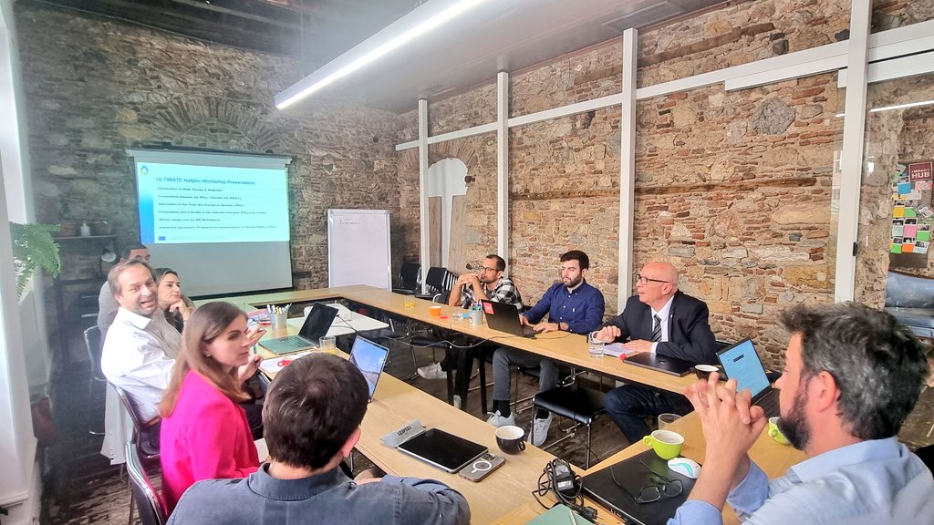 🇬🇷 Currently in Athens for the @ULTIMATEWaterEU Workshop on the Case Study 4️⃣ Nafplio. 🔵 @AndreaRubini_56 & A.Argo are presenting the: 📌 Process for becoming a #WaterOrientedLivingLab 📌 Opportunities within @Water4AllEU 📌 @H20EU marketplace & the market approach for #WOLLs.