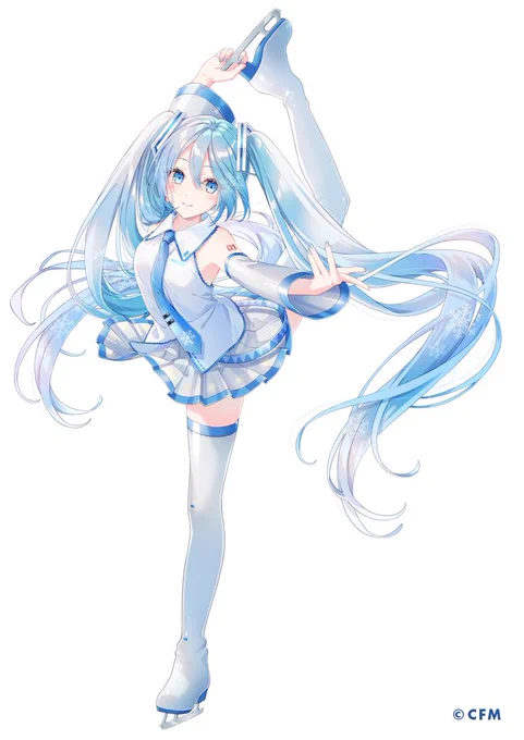 「雪ミク×大倉山ジャンプ競技場」コラボイラストを2点描かせていただきました!大好きな初音ミクさんとお仕事ご一緒できて嬉しい!!どうぞよろしくお願いします! 