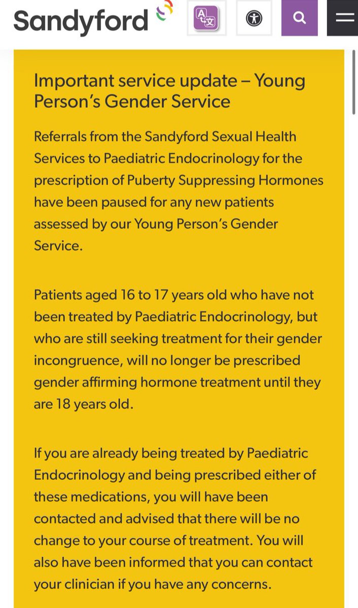 transprotestgla's tweet image. The full, shamefull, statement is on the Sandyford GICs website: