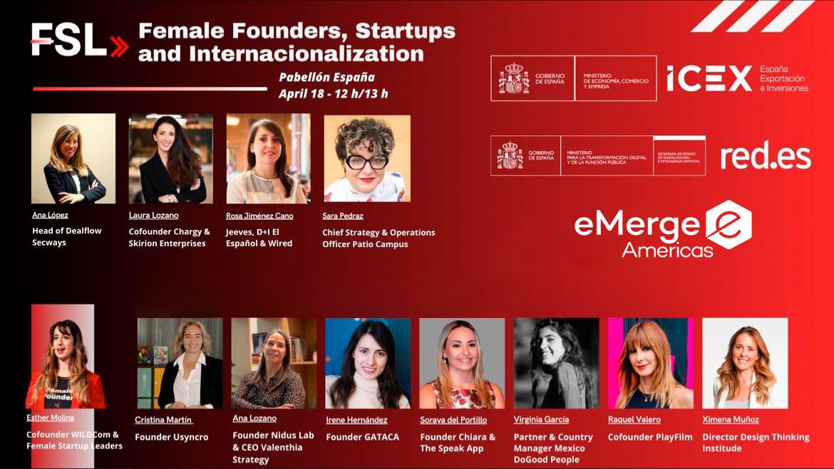 SkirionCom's tweet photo. @laulozlom , cofounder de Chargy &amp; Skirion, será ponente durante el evento @eMergeAmericas , consolidado como el mayor evento de emprendimiento tecnológico en el sur de EEUU y Latinoamérica, atrayendo a 250 empresas y 20.000 visitantes de 55 países en su edición anterior. https://t.co/yQZqLjfNLY