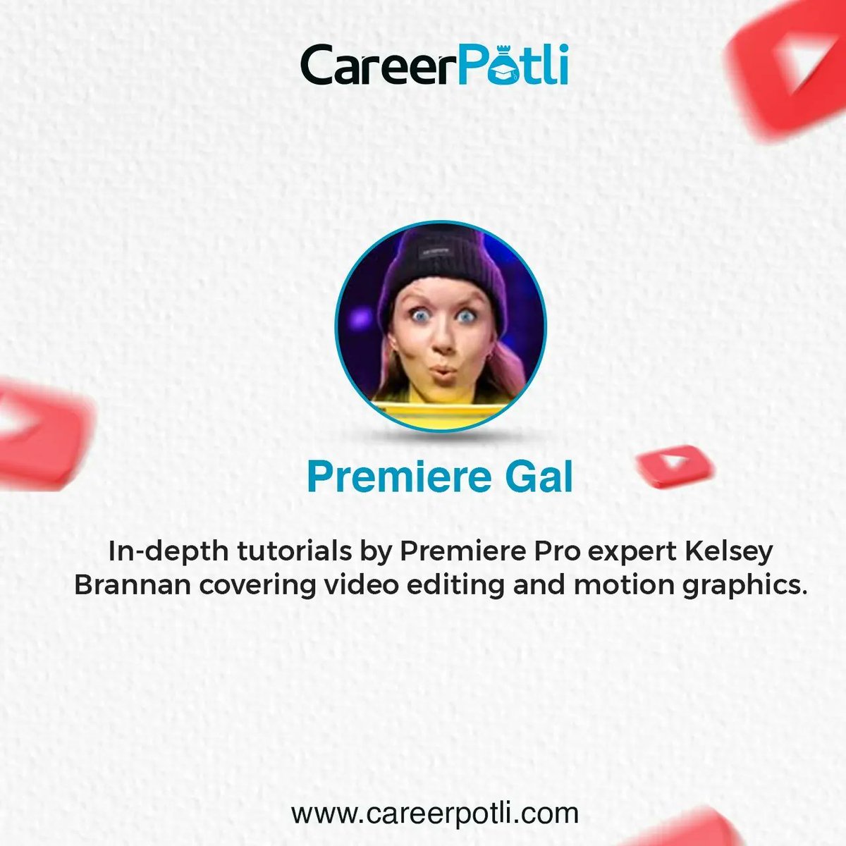 careerpotli's tweet photo. Video is a powerful communication medium in content space, making video editing an indispensable skill. #CareerPotli presents four top YouTube channels to hone your editing powers. From mastering Adobe suite to cinematic techniques, these channels offer a wealth of knowledge. https://t.co/ScPoqokrqC