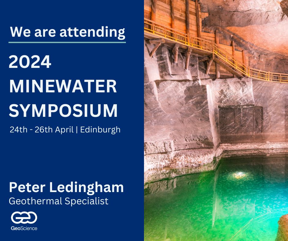 Our Geothermal Specialist Peter Ledingham will be attending the first in-person Mine Water Symposium next week in Edinburgh. More information: lnkd.in/erg_mvBt Thanks to the @BritGeoSurvey, @IEA, Department of Energy Security & Net Zero and @CoalAuthority for organising.