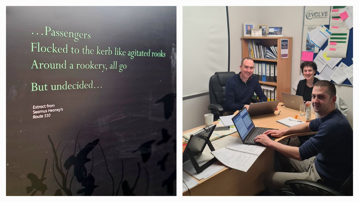 .<a href="/NICVA/">NICVA</a> <a href="/NICVAsandra/">Sandra Bailie</a> having a fab day out supporting learners completing their  <a href="/ILM_UK/">ILM</a> level 3 award assignments - Darren and Ryan from @SperrinCAA have this in the bag 😊