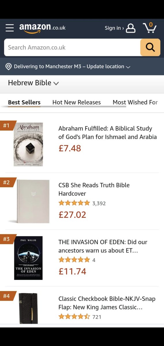 Alhamdolillah. Abraham Fulfilled is the number 1 best seller at the moment