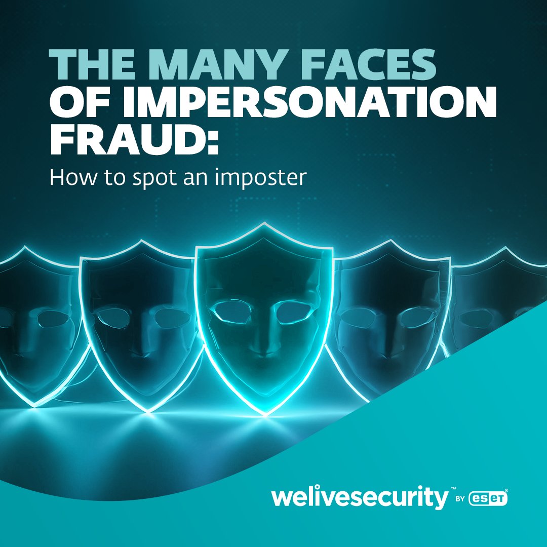 🚨 Don’t fall for impersonation scams! Stay vigilant and learn how to recognise the warning signs. Our latest article provides all the information you need to protect yourself and your personal information. #ESET #ProgressProtected #Cybersecurity

blog.eset.ie/2024/04/18/the…
