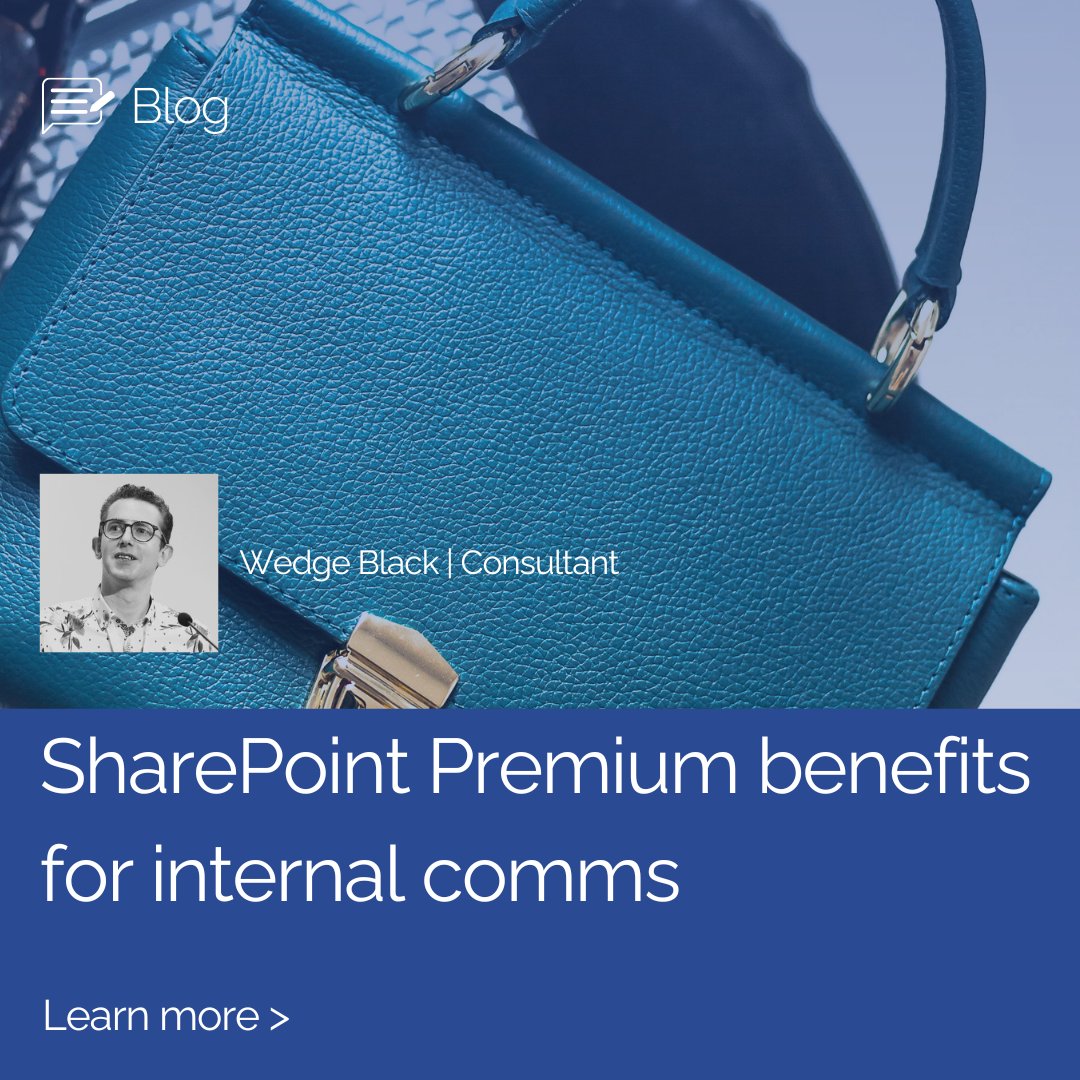 ClearBox's tweet photo. Does SharePoint Premium provide benefits to internal communicators?
 
@Wedge answers this question in his latest article – outlining the key features of SharePoint Premium and the benefits for internal comms professionals. 
 
Read the full article here 👉 https://t.co/DtdIwufiAl https://t.co/1uzsY5I1KL