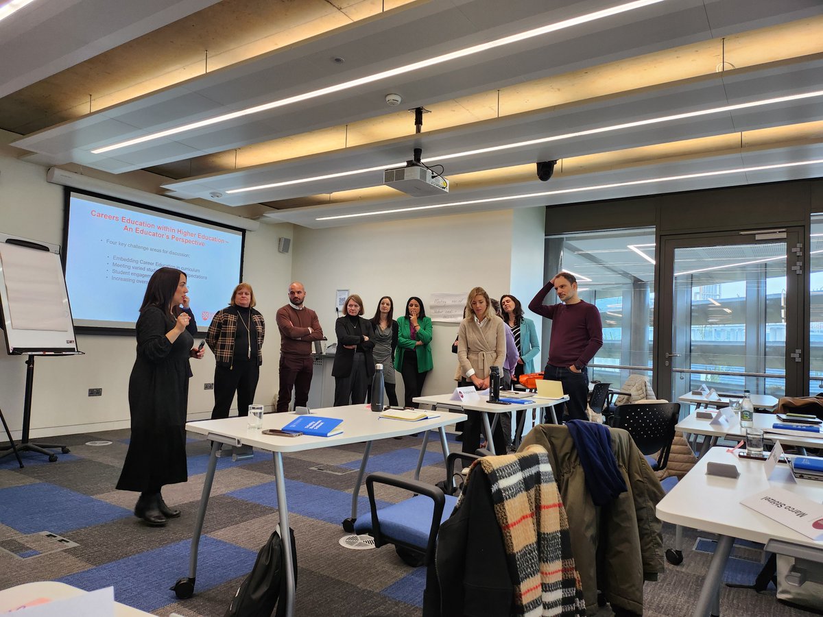 🍀We're delighted to be underway at the Career Professionals Development Institute #EFMDCPDI with @Highered_org at @TCDBusiness in Dublin, Ireland, this week! Participants are busy engaging in interactive workshops, lively discourse, best practices & more in #CareerServices.