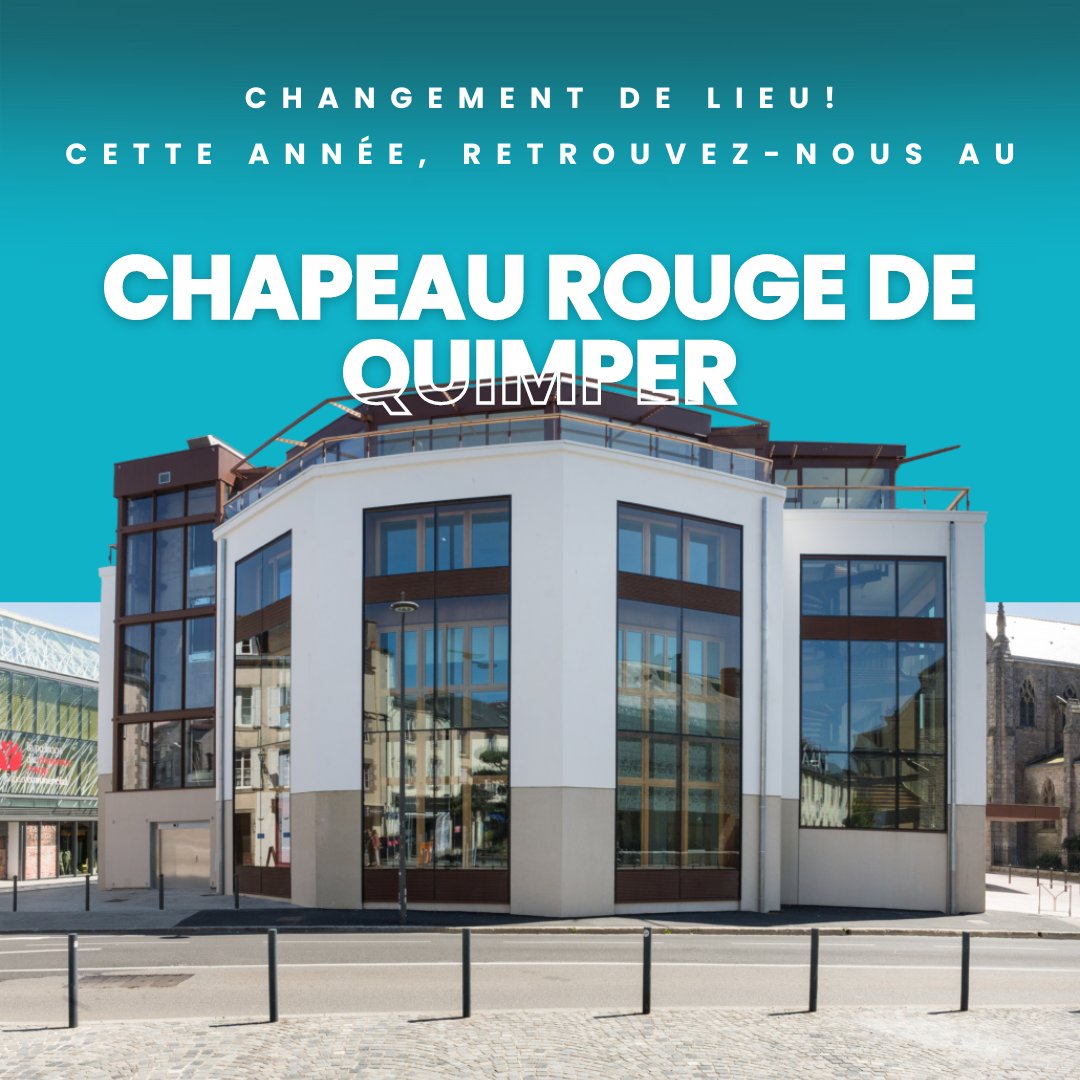 🎉 Nouvelle édition, nouveau lieu ! 🎉

Nous sommes ravis de vous annoncer que la 5e édition de notre événement se tiendra au Centre des congrès du Chapeau Rouge, en plein cœur du centre-ville de Quimper, le 17 octobre 2024.

#ChapeauRouge2024 #Quimper #Événement #DI2024 #BZH