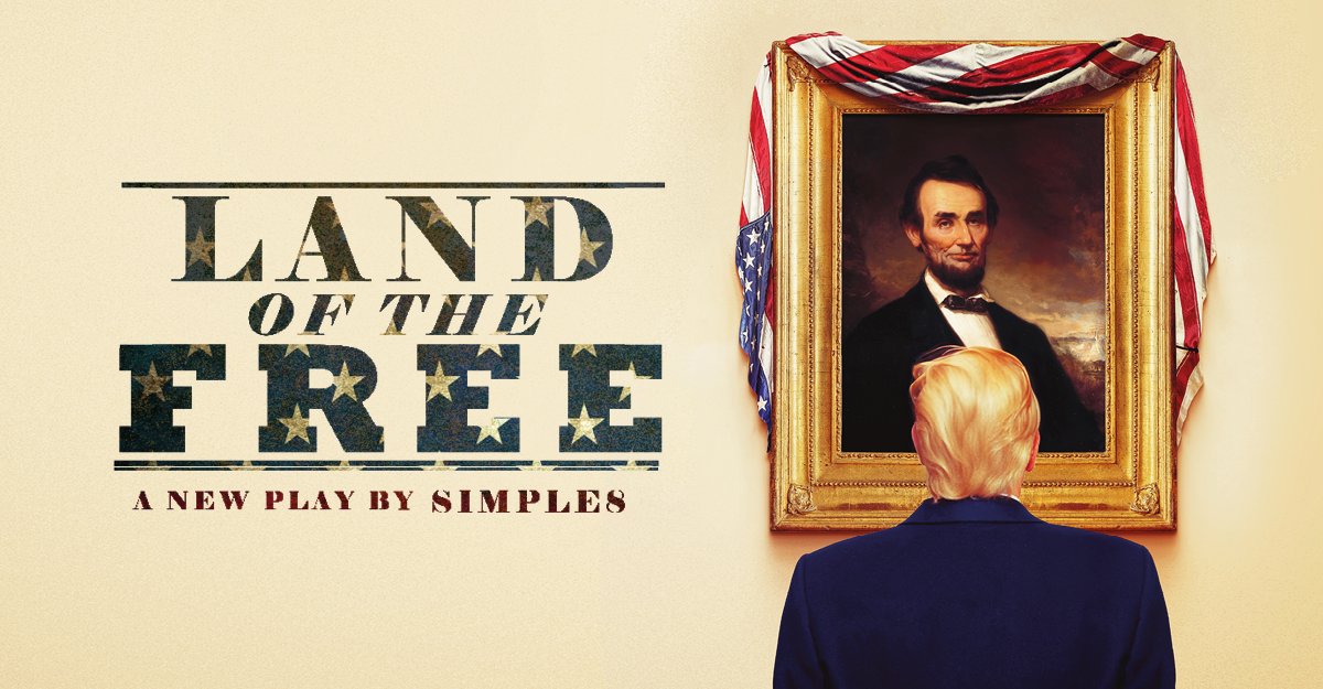 swkplay's tweet photo. JUST ANNOUNCED - Land of the Free 🇺🇸

In the lead up to a tumultuous American election in November, #LandoftheFree is a searing new play about John Wilkes Booth, the actor who assassinated Abraham Lincoln lands at #SwkplayBorough. 

🗓️ 9 Oct - 9 Nov 
🎟️ https://t.co/fdKYf7yIMu https://t.co/sM9sEZELmq