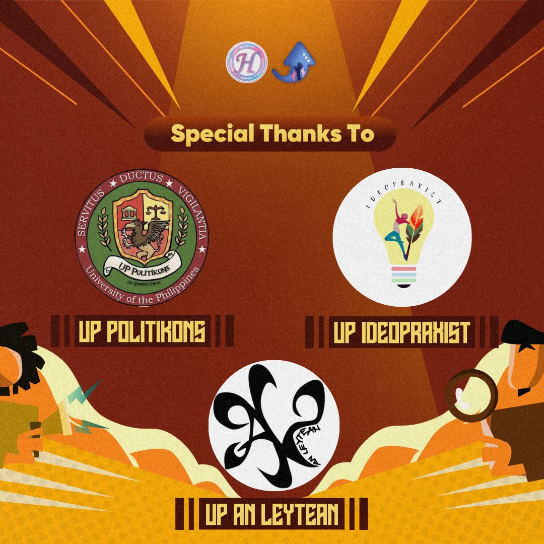 uphalcyon's tweet photo. More power to you, our dear partners and sponsors!
#CWYLT2024
#GreenFlag ✅
#UPHalcyon
Publicity Material by Phoebie Capili Stenelie Miflores https://t.co/CbWHq3E50W