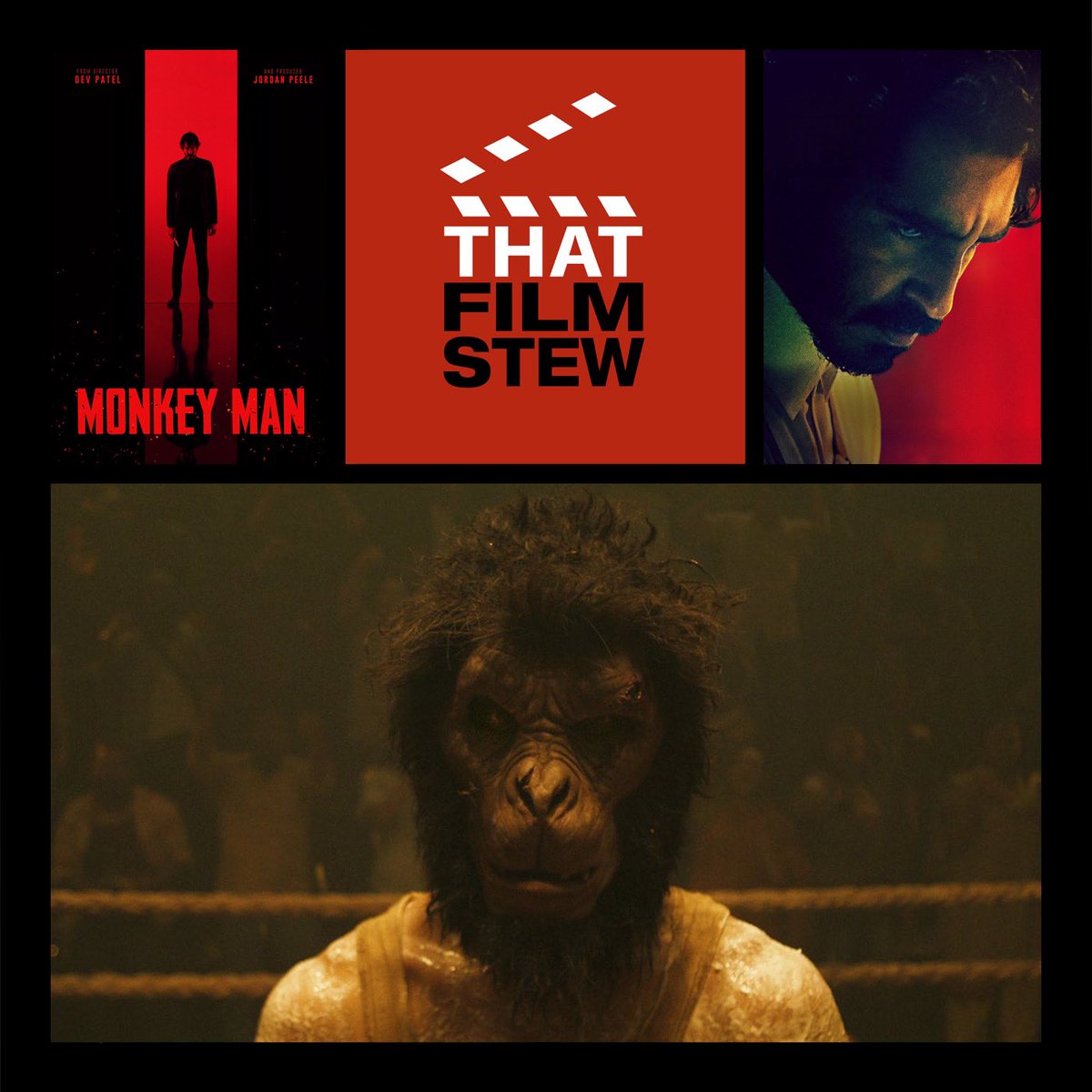 Dev Patel's directorial debut in Monkey Man hits hard.

Listen HERE: soundcloud.com/thatfilmstew/t…

#Podcast #Film #Review #MonkeyMan #DevPatel #SharltoCopley #Pitobash #VipinSharma #SikandarKher #AdithiKalkunte #SobhitaDhulipala #AshwiniKalsekar #PodcastHQ #FilmTwitter