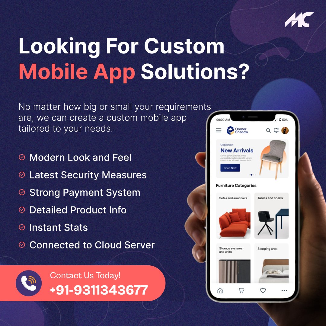 MobileCoderz's tweet image. Unlock business potential with our custom mobile app solutions! Tailored to your needs, our apps boost engagement & productivity. Contact us for a free quote!
📞 +919311343677
mobilecoderz.com
#mobilecoderz #custommobileapp #appdevelopment #mobileappdevelopmentservices