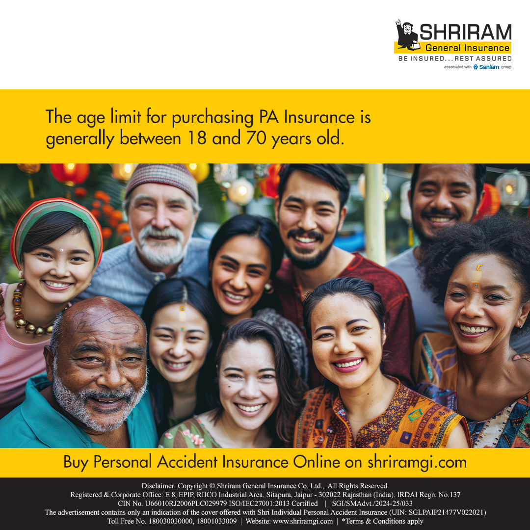 Being 18 gives you all the legal rights to be an independent individual, One of them is buying personal accident insurance coverage that is going to protect you even if you are 70 years. Make it your best decision ever, now!
shriramgi.com/personal-accid…

#PAInsurance #ShriramGI