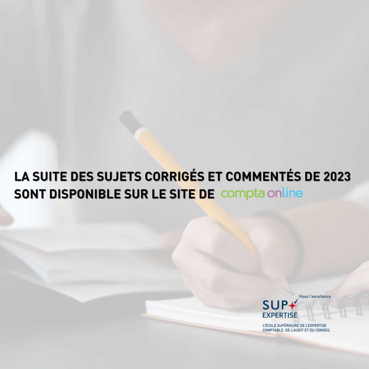 Sup'Expertise (@supexpertise) on Twitter photo 🚨𝗢𝗕𝗝𝗘𝗖𝗧𝗜𝗙 𝗗𝗖𝗚 𝟮𝟬𝟮𝟰🚨
📣Retrouvez la suite des annales du #DCG 2023 commentées par nos formateurs et enseignants sur le site de <a href="/ComptaOnline/">Compta Online 💚💜💙</a> !
◀️ UE 4 : Droit fiscal
◀️UE 10 : Comptabilité approfondie
La suite des sujets corrigés et commentés prochainement... 🚨𝗢𝗕𝗝𝗘𝗖𝗧𝗜𝗙 𝗗𝗖𝗚 𝟮𝟬𝟮𝟰🚨
📣Retrouvez la suite des annales du #DCG 2023 commentées par nos formateurs et enseignants sur le site de <a href="/ComptaOnline/">Compta Online 💚💜💙</a> !
◀️ UE 4 : Droit fiscal
◀️UE 10 : Comptabilité approfondie
La suite des sujets corrigés et commentés prochainement...