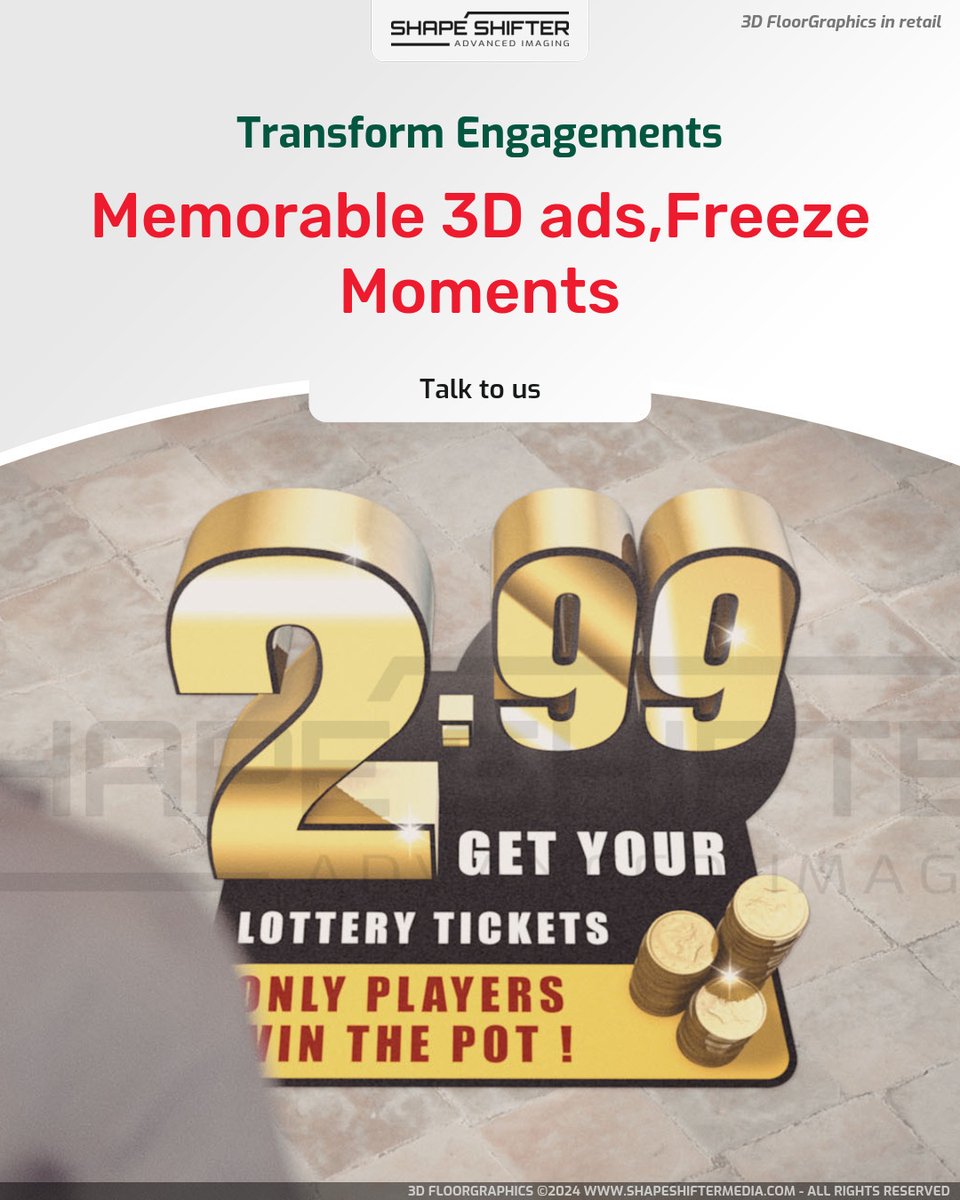 ssm.li Transform Engagements Memorable 3D ads,Freeze Moments Talk to us #retail #pos #pointofsale #retailmedia #retailers #retailresults #digitaltransformation #displaystand #textileretail #brandactivation #retailtechnology #instoreexperience