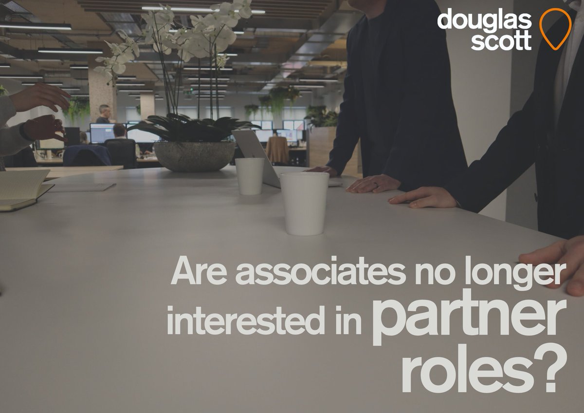 New studies are starting suggest a shift in priorities for associates...

Want to know more?  🤔 Head over to this link: douglas-scott.co.uk/insights/are-a…

#partnerroles #legalworld #careerprogression