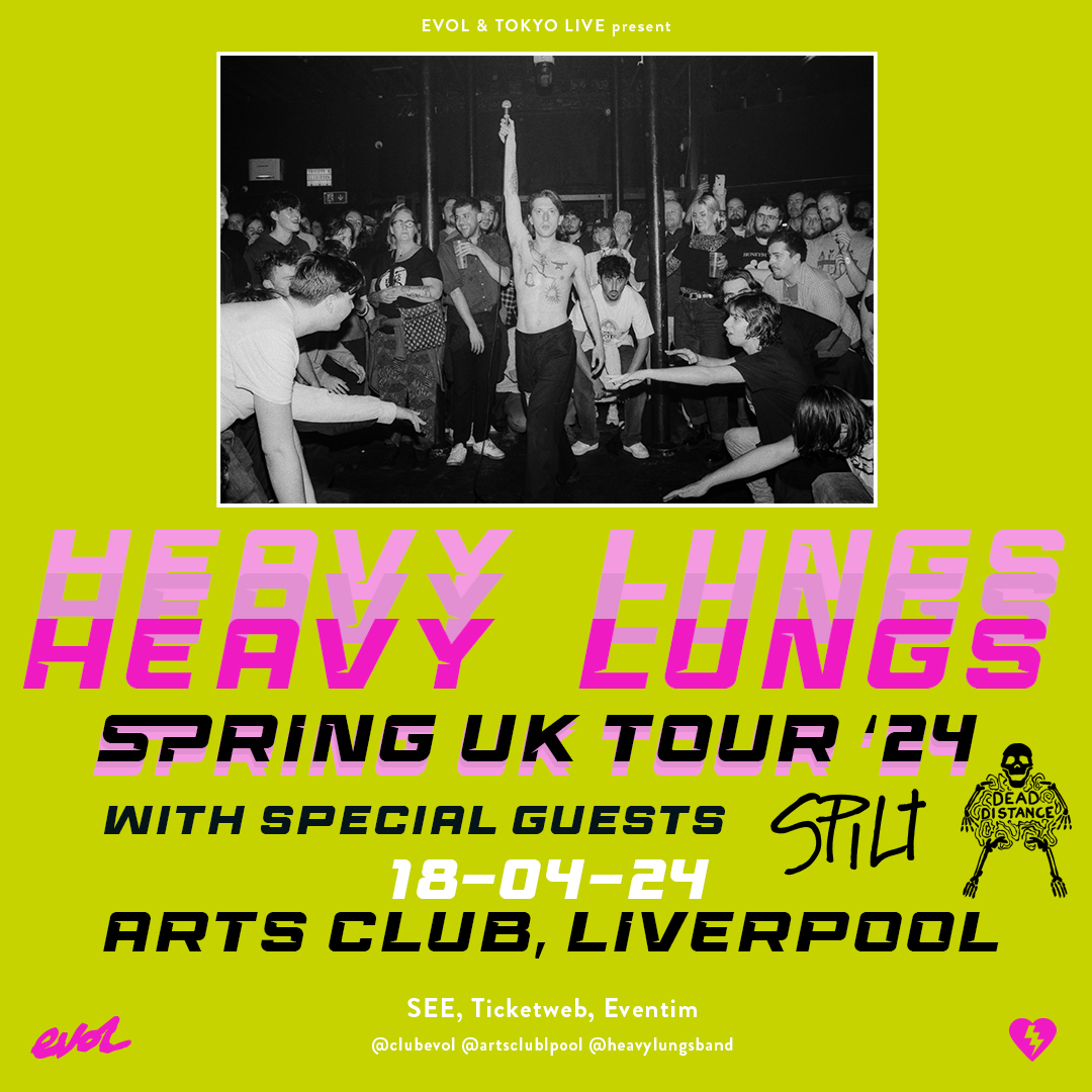 Tonight, at the Arts Club, we'll be selecting at random from adv ticket buyers a winner who'll receive a signed vinyl copy of the new @Heavylungsband album All Gas No Brakes. Adv tix on sale til 5pm. Doors 7pm. Bag a ticket to be in with a chance. Tix; bit.ly/HeavyLungsLIV