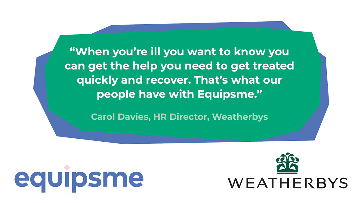 🌟 We are thrilled to see businesses like Weatherbys benefiting from Equipsme! 🌟

Equipsme was created to bridge the gap between a cash plan and private medical insurance, providing essential health support for businesses of all sizes. 

#HealthcareForAll #BusinessSuccess