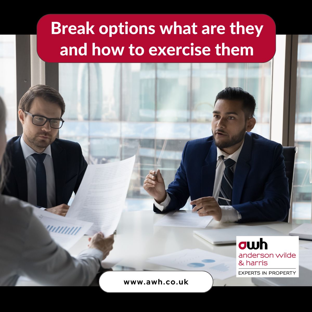 Break options what are they and how to exercise them.

Read our blog to understand the pros and cons of break options and how to apply them in our recent blog...

awh.co.uk/2023/09/04/bre…

#breakoptions #leaserenewal #leasedeals #leaseagreement lnkd.in/erDXnHQk